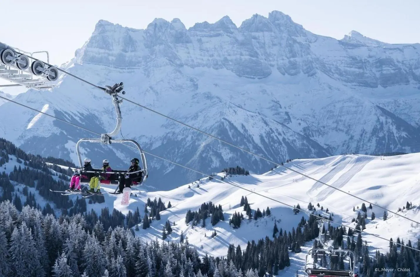 Апартаменты Cristal De Roche Ci2 Calme & Mountain 8 Pers Шатель